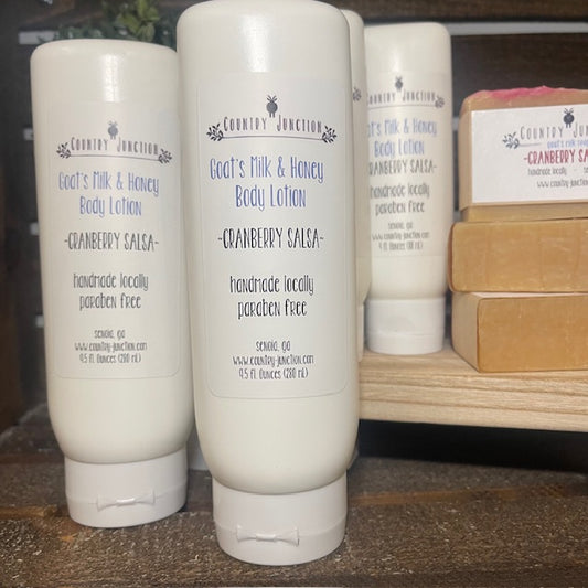 Goat's Milk & Honey Body Lotion, Cranberry Salsa