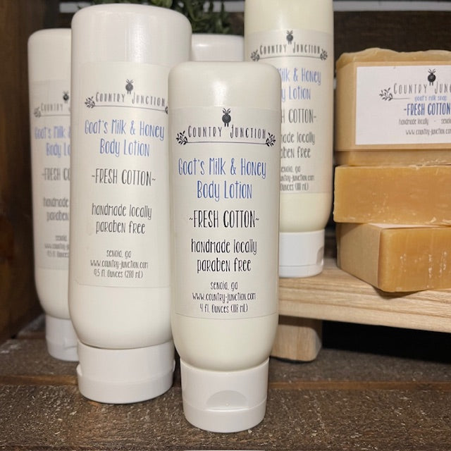 Goat’s Milk & Honey Body Lotion – Fresh Cotton
