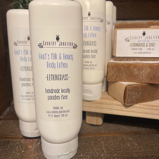 Goat’s Milk & Honey Body Lotion, Lemongrass