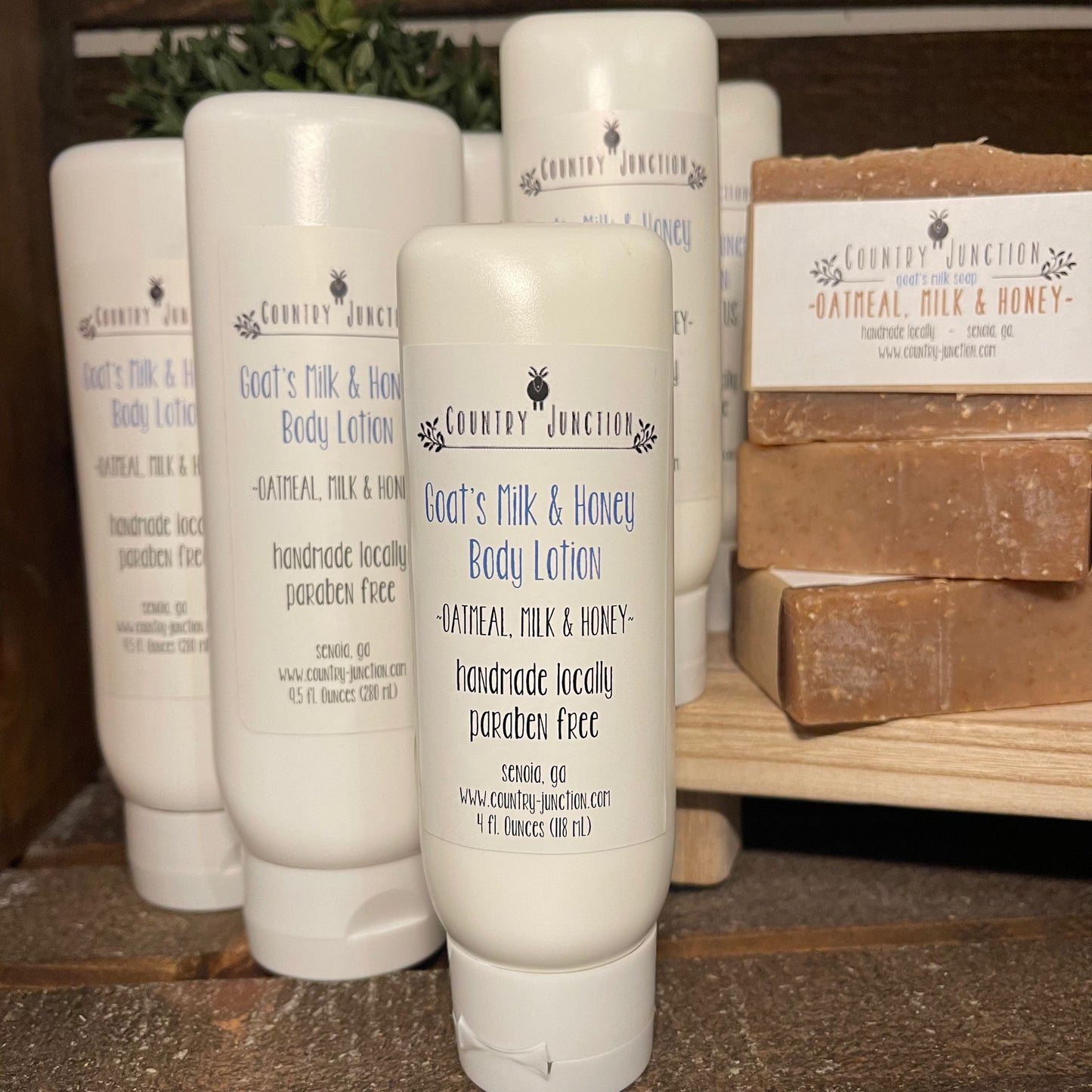 Goat’s Milk & Honey Body Lotion – Oatmeal, Milk, & Honey