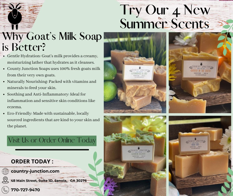 Dive into Summer with Country Junction Soaps’ Refreshing Scents!