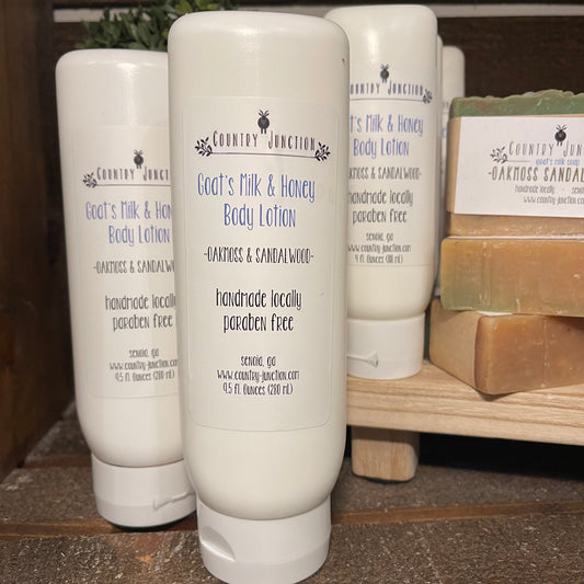 Goat’s Milk & Honey Body Lotion - Oakmoss & Sandalwood