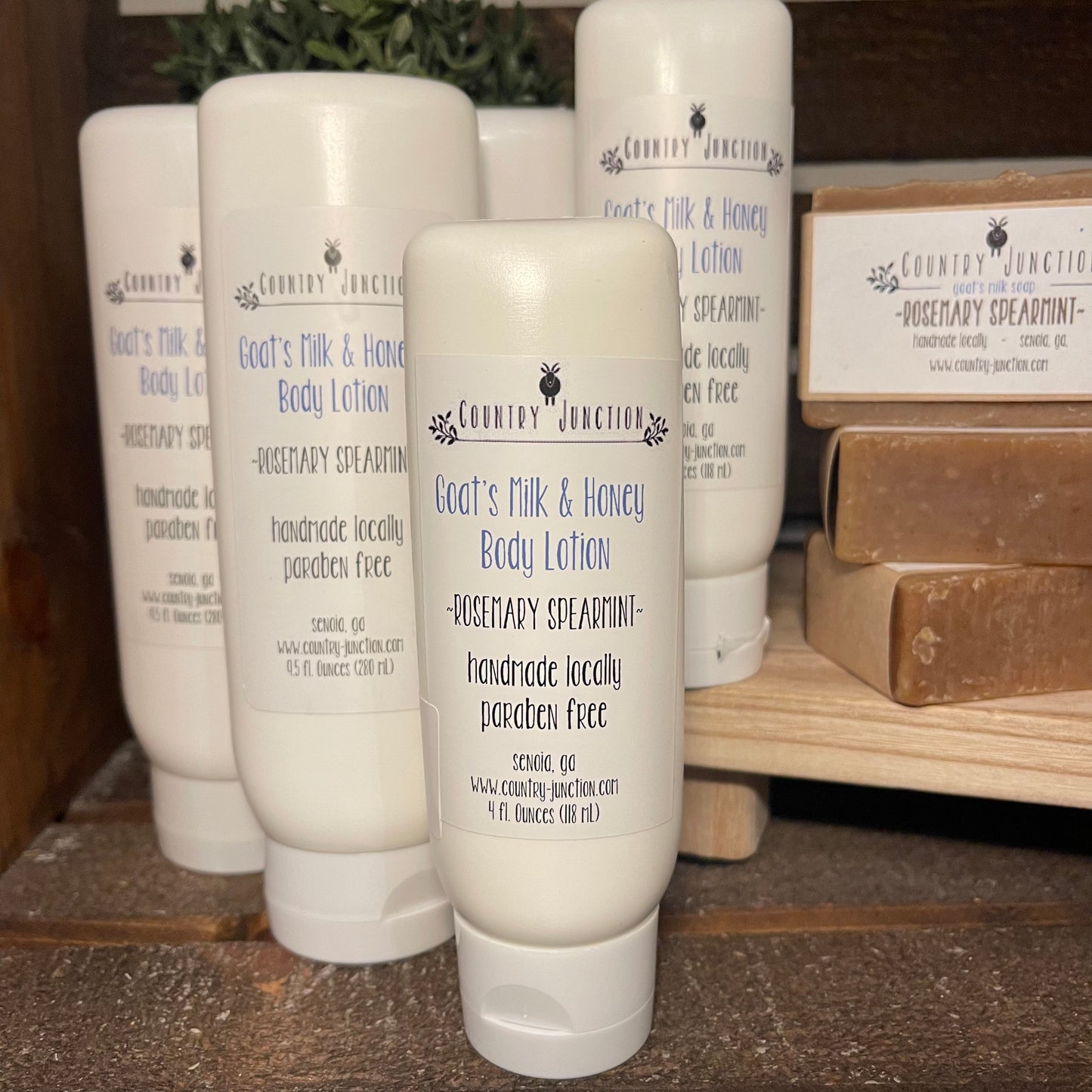 Goat’s Milk & Honey Body Lotion – Rosemary & Spearmint