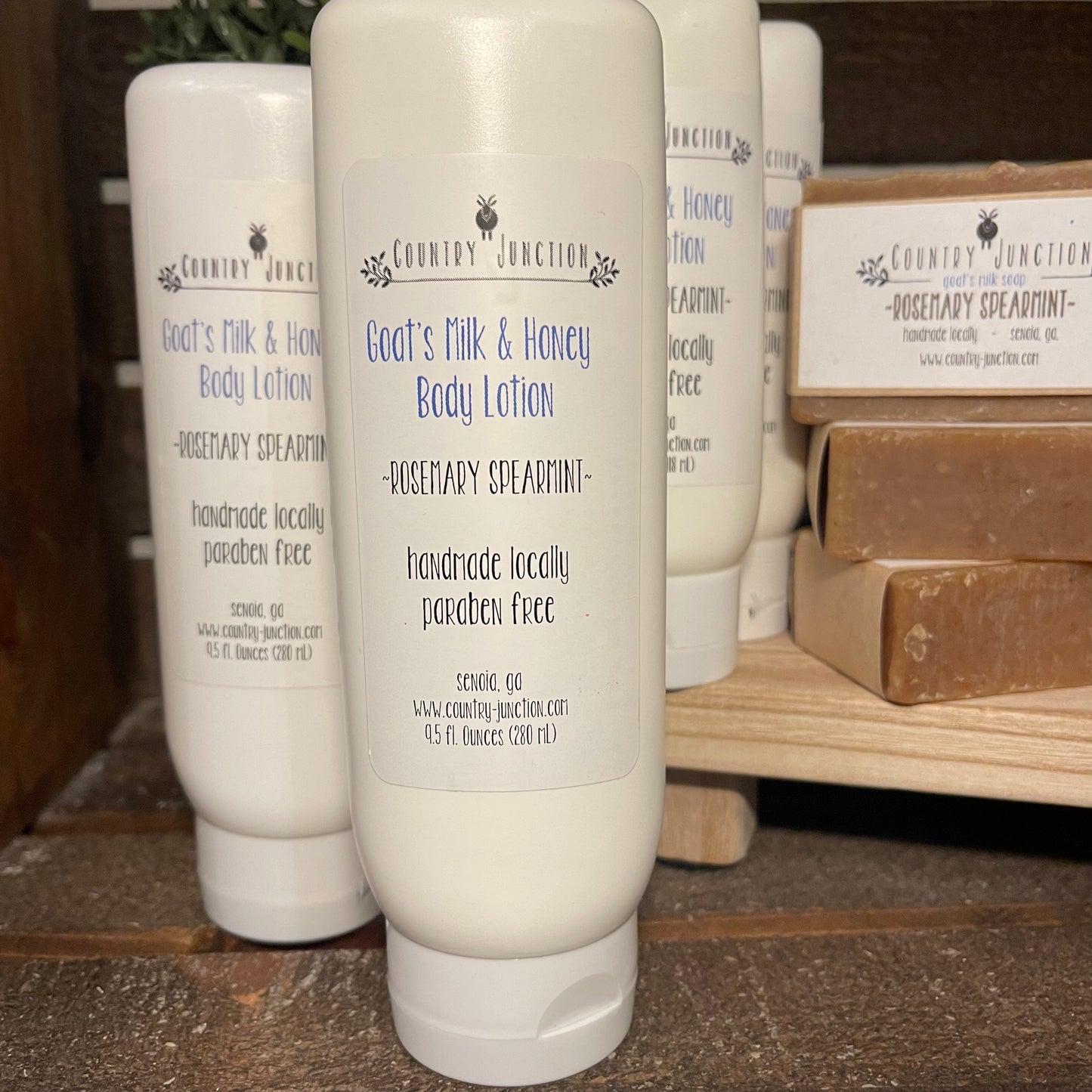 Goat’s Milk & Honey Body Lotion – Rosemary & Spearmint