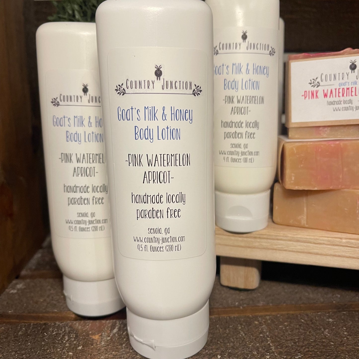 Goat’s Milk & Honey Body Lotion – Pink Watermelon Apricot