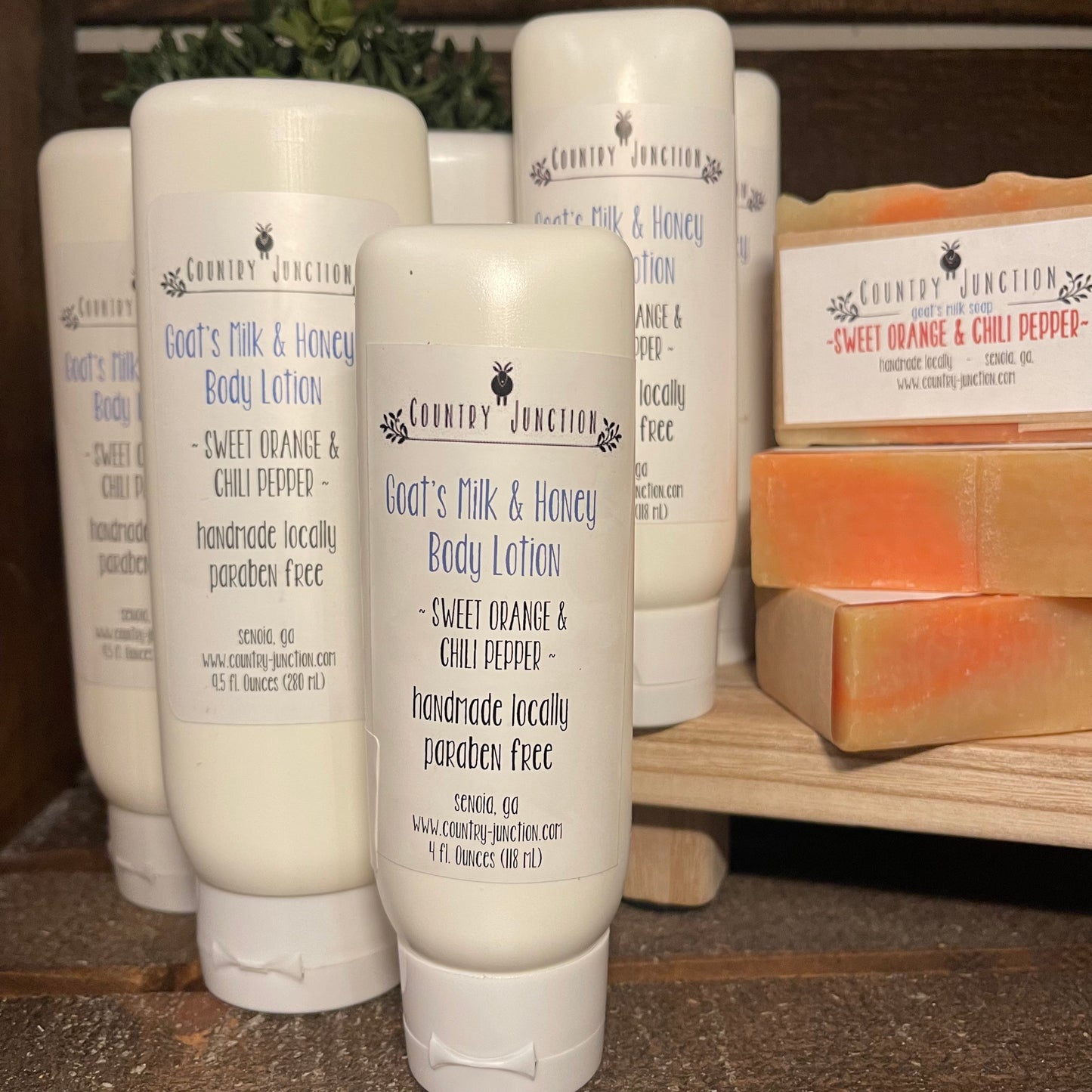 Goat’s Milk & Honey Body Lotion – Sweet Orange & Chili Pepper