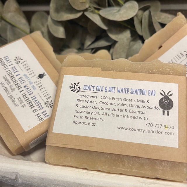 Goat's Milk & Rice Water Shampoo Bar