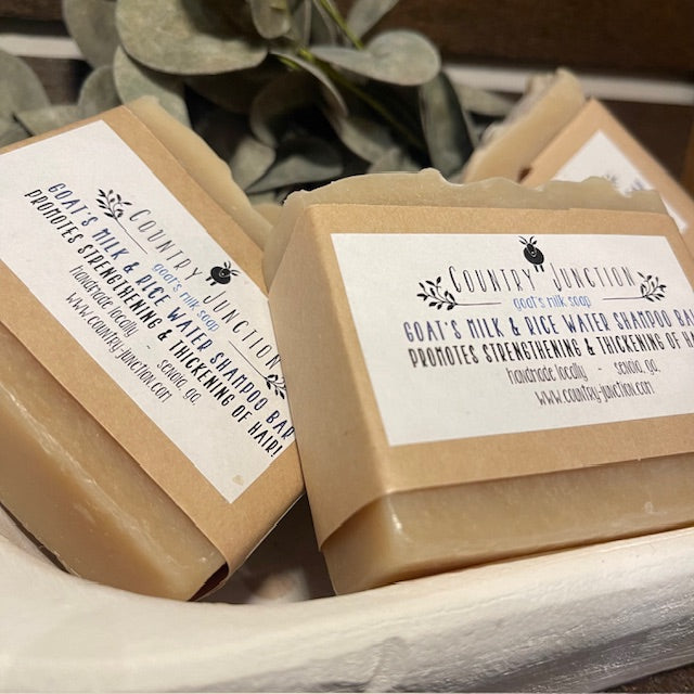 Goat's Milk & Rice Water Shampoo Bar