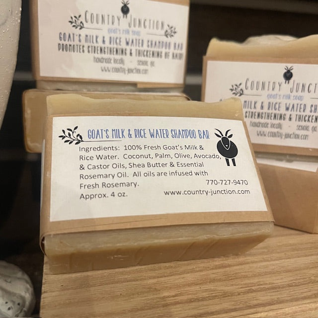 Goat's Milk & Rice Water Shampoo Bar