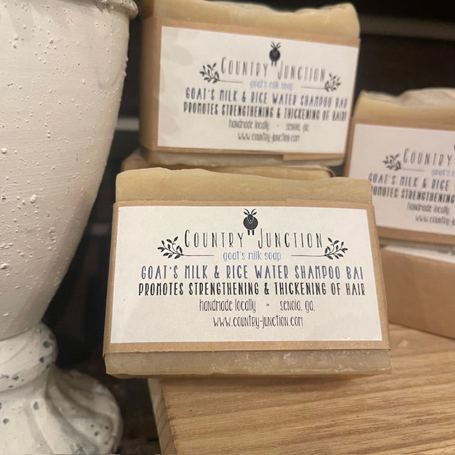 Goat's Milk & Rice Water Shampoo Bar